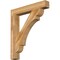 Ekena Millwork Olympic Block Rough Sawn Bracket, Western Red Cedar, 6"W x 42"D x 48"H BKT06X42X48OLY05RWR - alternate 1